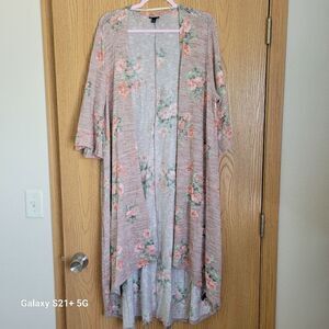 Torrid womens floral print cardigan torrid size 2